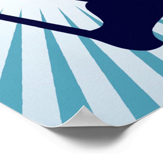 Hochhang-Gleitschirm Poster (Ecke)