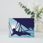 Hochhang-Gleitschirm Postkarte (Stehend Vorderseite)