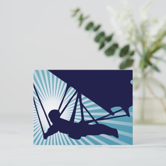 Hochhang-Gleitschirm Postkarte (Stehend Vorderseite)