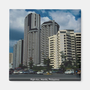 Hochhaus, Manila, Philippinen Magnet