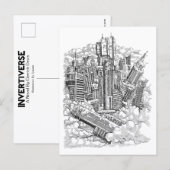 Hochhäuser - Postkarte (Vorne/Hinten)