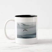 Hochkaffee/Tee-Tasse Zweifarbige Tasse (Links)