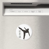 Hochkick/Karate-Kanji Magnet (In Situ (Geschirrspüler))
