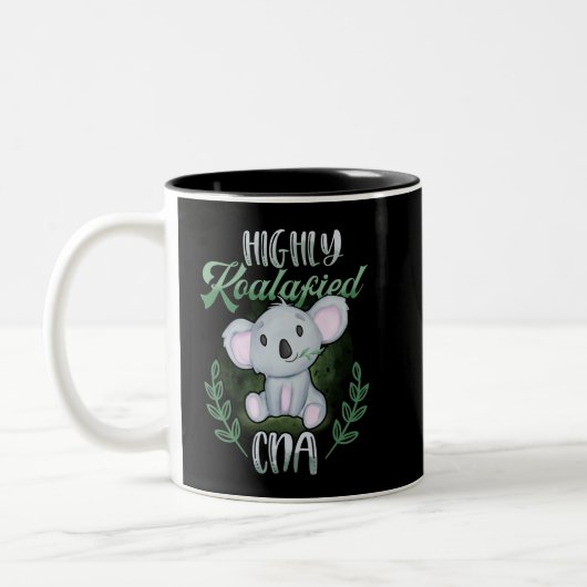 Hochkoalafied CNA Koala Bear Zweifarbige Tasse (Links)