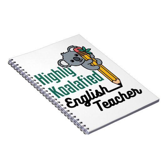 Hochkoalifizierter Englischlehrer Notizblock (Rechte Seite)