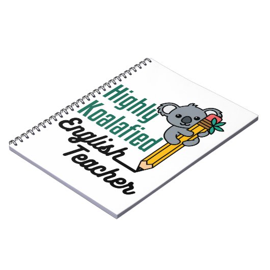 Hochkoalifizierter Englischlehrer Notizblock (Linke Seite)