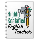 Hochkoalifizierter Englischlehrer Notizblock (Vorderseite)