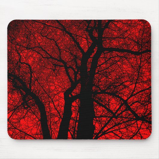 Hochkontrast - Rot Mousepad (Vorne)