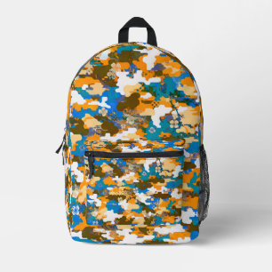Hochkontrast-Urban-Digitaltarnmuster  Bedruckter Rucksack