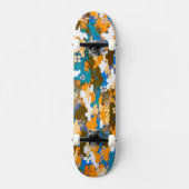 Hochkontrast-Urban-Digitaltarnmuster Skateboard (Vorderseite)