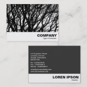 Hochkontrast Visitenkarte (Vorne/Hinten)