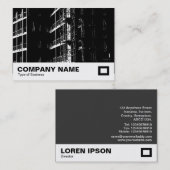 Hochkontrast Visitenkarte (Vorne/Hinten)