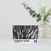 Hochkontrast Visitenkarte (Stehend Vorderseite)