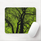 Hochkontrastbaum - Mars Green Mousepad (Mit Mouse)