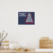 Hochkriminalität und Verfehlungen: Trump wird von  Poster (Küche)