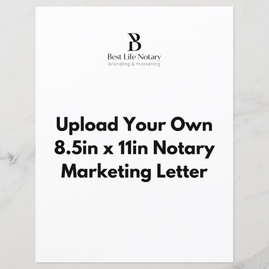 Hochladen der Blankenvorlage für das Notar-Marketi (Vorderseite)