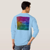 Hochladen der Vorlage für Bildlogo für zwei Seiten T-Shirt (Schwarz voll)