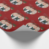 Hochladen des Bildes in ein Weihnachtsbauble Geschenkpapier (Ecke)