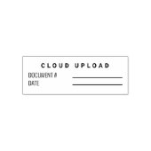 Hochladen des Cloud-Dokuments II Permastempel (Design)