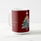 Hochladen des Familienbildes in eine Weihnachtsbau Kaffeetasse (Vorderseite Links)