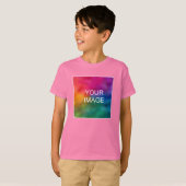 Hochladen des Fotos auf "Jungen und Jungen - Rosa" T-Shirt (Vorne ganz)
