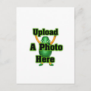 Hochladen des Fotos auf Vorlage von Postkarten