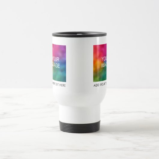 Hochladen des Fotos für Firmenlogo Elegante Vorlag Reisebecher (Mittel)