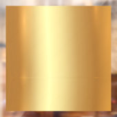 Hochladen des QR-Code-Logos Text Gold Blank-Vorlag Fensteraufkleber (Blatt 2)