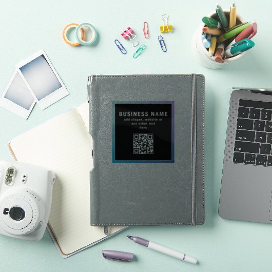 Hochladen eines QR-Codes oder -Logos | Transperant Aufkleber (iPad Hülle)