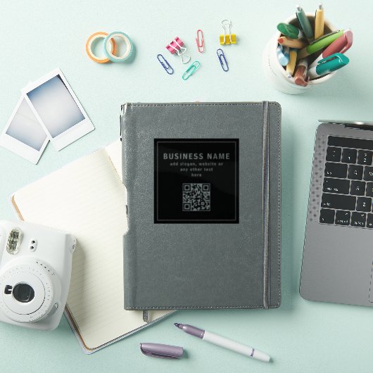 Hochladen eines QR-Codes oder -Logos | Transperant Aufkleber (iPad Hülle)