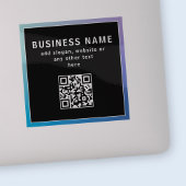 Hochladen eines QR-Codes oder -Logos | Transperant Aufkleber
