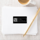 Hochladen Ihrer eigenen QR-Rücksendeadresse Adressaufkleber (Insitu)