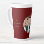 Hochladen Sie Ihr Foto in einem Weihnachtsbauble Milchtasse (Linke Ecke)