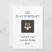 Hochladen von benutzerdefinierten Designs Einladung (Vorderseite)