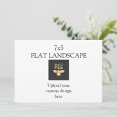 Hochladen von benutzerdefinierten Designs Einladung (Stehend Vorderseite)