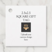 Hochladen von benutzerdefinierten Designs Geschenkanhänger (Vorderseite)