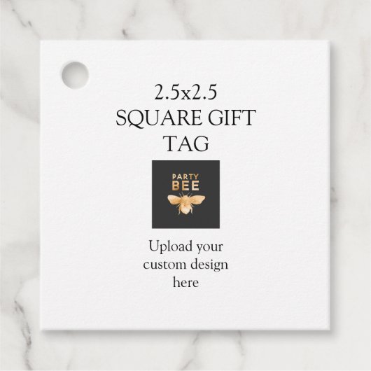 Hochladen von benutzerdefinierten Designs Geschenkanhänger (Vorderseite)