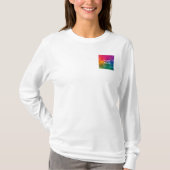 Hochladen von Foto Doppelsieb Womens Long Sleeve T T-Shirt (Vorderseite)