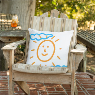 Hochladen von Kunst Zeichn Kids Artwork Kissen