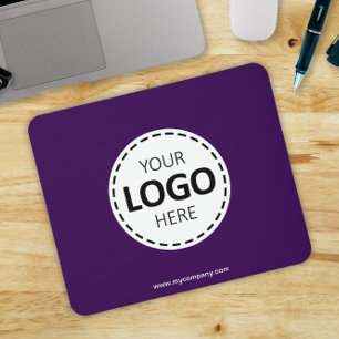 Hochladen von LogosModern Lila Mousepad