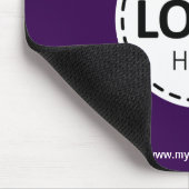 Hochladen von LogosModern Lila Mousepad (Ecke)