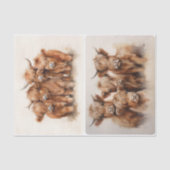 Hochland-Ansammlung Seidenpapier (Vorderseite)