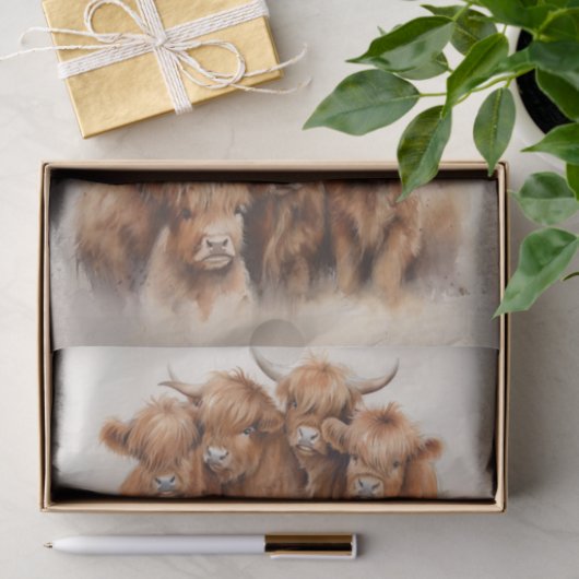 Hochland-Ansammlung Seidenpapier (Geschenk)