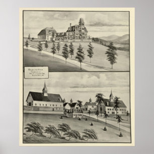 Hochland-Ansicht, Claremont, NH Poster