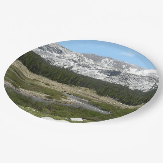 Hochland-Bergstrom I Pappteller (Schrägansicht)