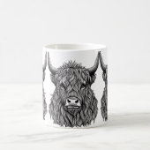 Hochland-Bull-Abbildung Kaffeetasse (Mittel)