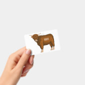 Hochland Cow Cartoon Ausweis (Handheld)