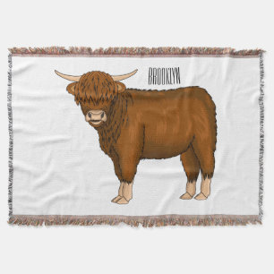 Hochland Cow Cartoon Decke