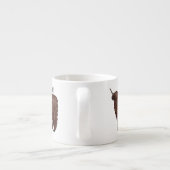 Hochland Cow Cartoon Espressotasse (Rückseite)