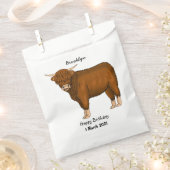 Hochland Cow Cartoon Geschenktütchen (Ausgeschnitten)